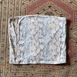 NWT American Eagle snakeskin tube top